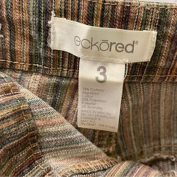 Ecko Red Denim Ruffle Skirt-Striped-Size 3 (juniors) - Picture 12 of 12